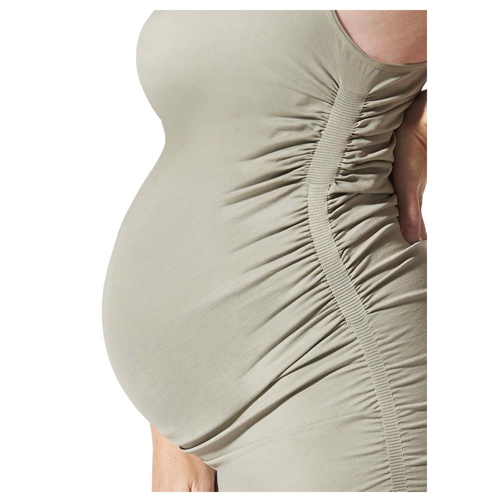 Mums & Bumps - Maternity Racerback Tank Dress - Moss