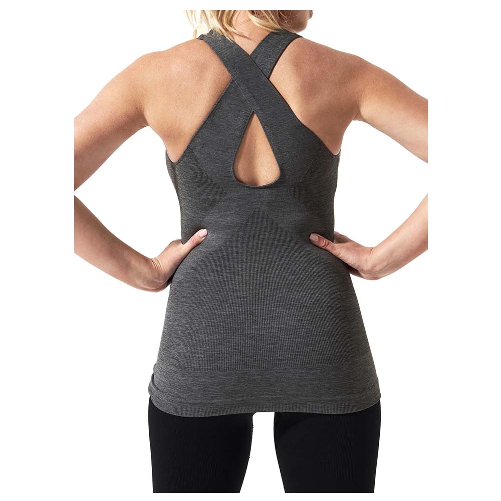 Mums & Bumps - Sport Maternity Crossback Tank - Grey