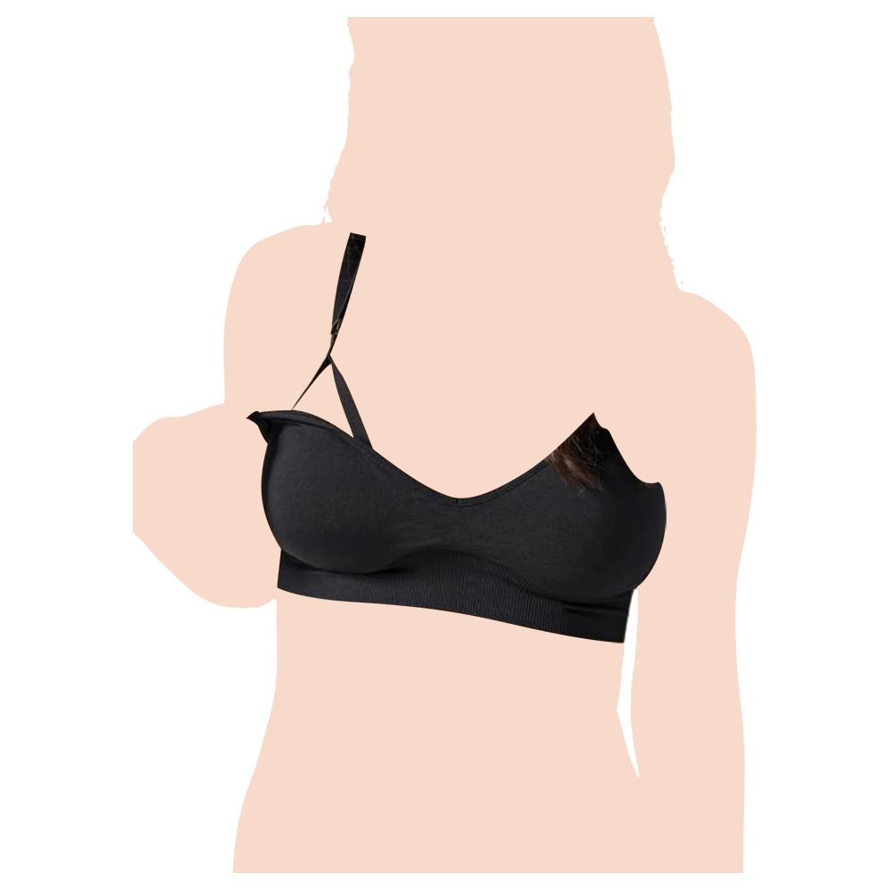 Mums & Bumps - Blanqi Body Cooling Maternity & Nursing Bra - Black