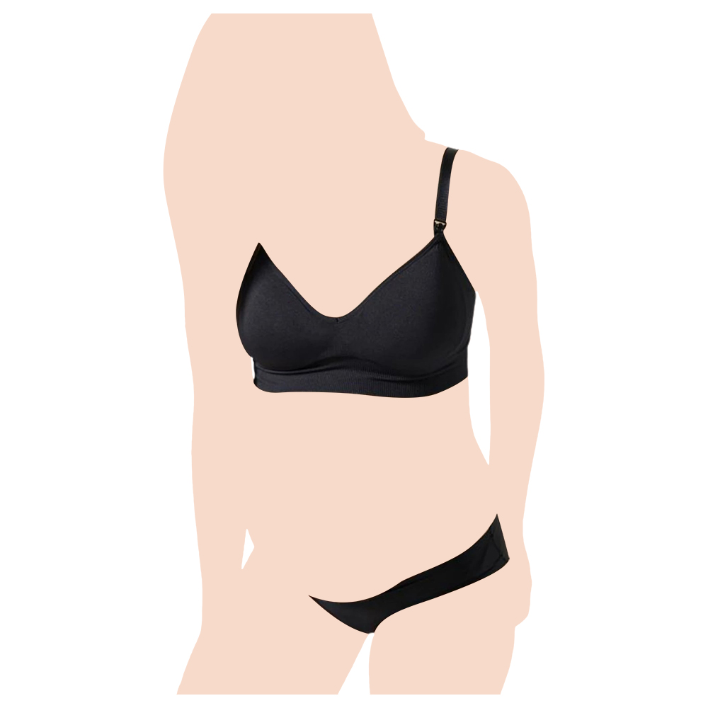 Mums & Bumps - Blanqi Body Cooling Maternity & Nursing Bra - Black