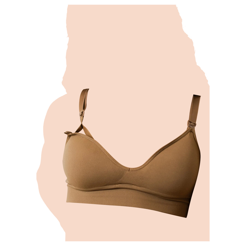 Mums & Bumps - Blanqi Body Cooling Maternity & Nursing Bra - Espresso