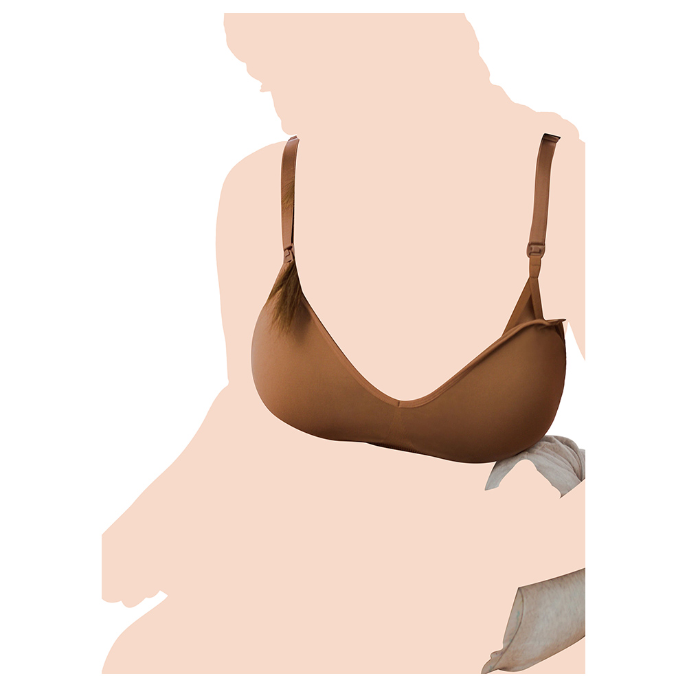 Mums & Bumps - Blanqi Body Cooling Maternity & Nursing Bra - Espresso
