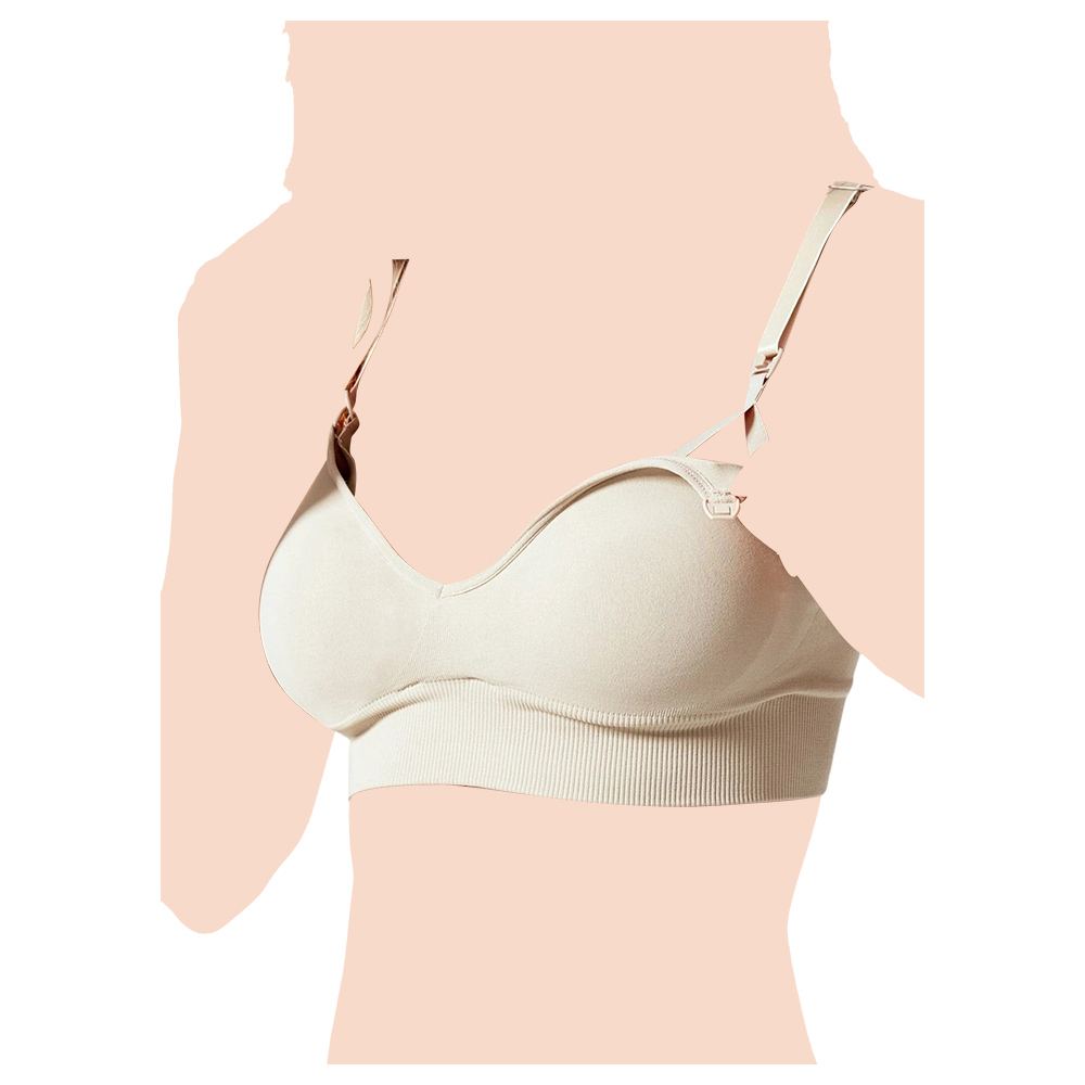 Mums & Bumps - Blanqi Body Cooling Maternity & Nursing Bra - Bone