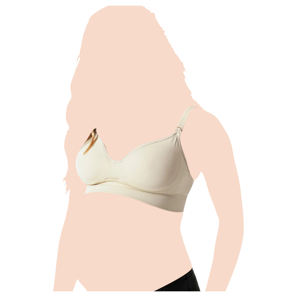 Mums & Bumps - Blanqi Body Cooling Maternity & Nursing Bra - Bone