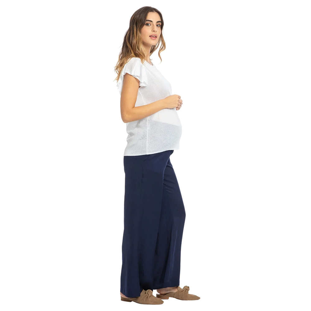 Mums & Bumps - Pietro Brunelli Maternity Trouser - Blue