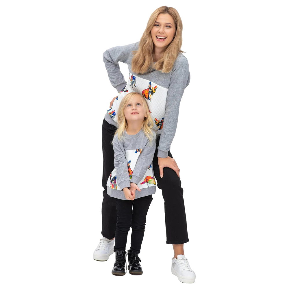 Pietro Brunelli - Mother & Daughter Matching T-Shirt - Bulldog