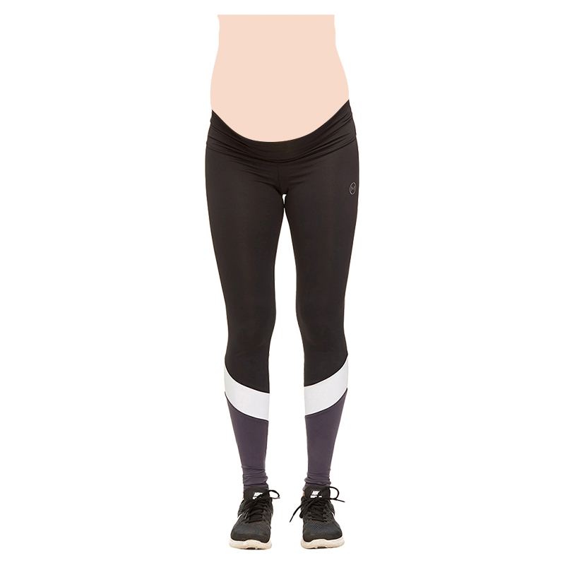 Mums & Bumps - Matletik Zen  Maternity Legging Long Black