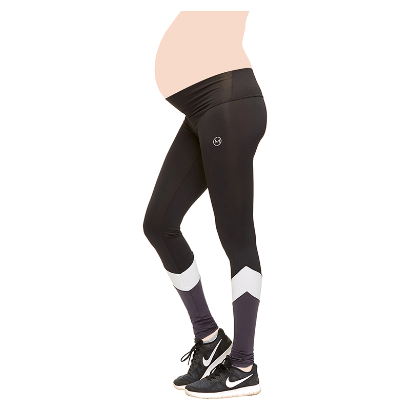 Mums & Bumps - Matletik Zen  Maternity Legging Long Black