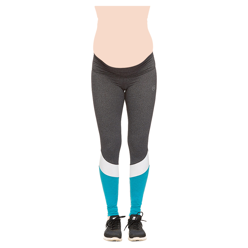 Mums & Bumps Matletik Zen Maternity Legging Long Teal 