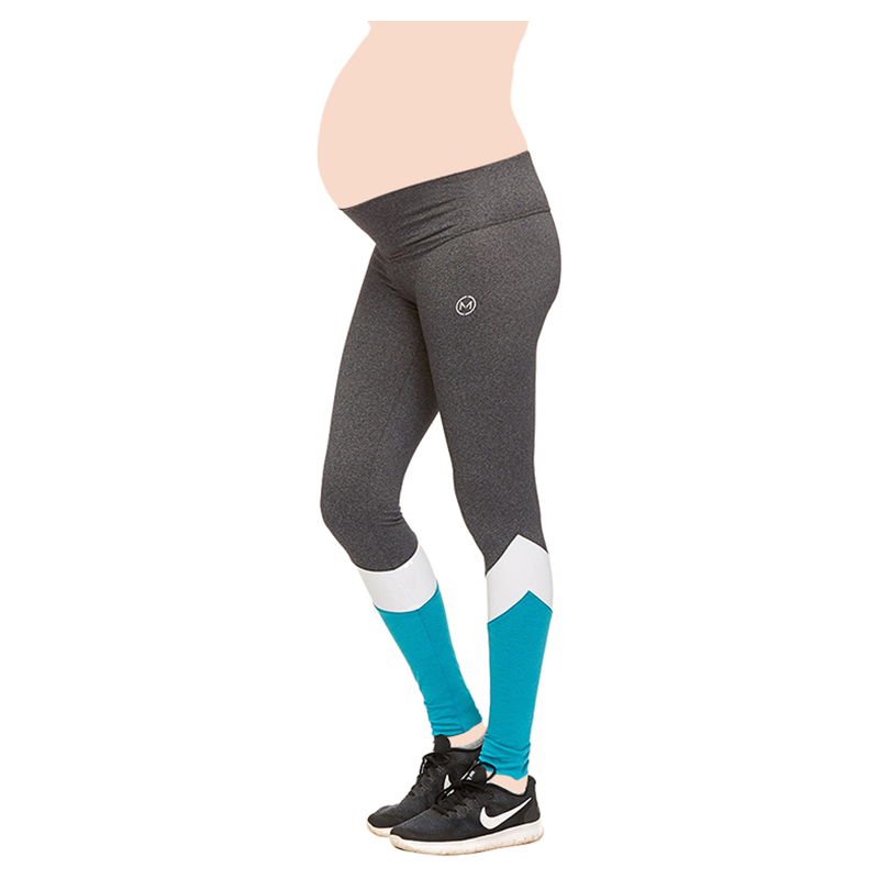 Mums & Bumps Matletik Zen Maternity Legging Long Teal 