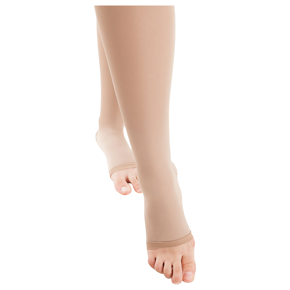 Mums & Bumps -Gabrialla Microfiber Open Toe Thigh High Beige