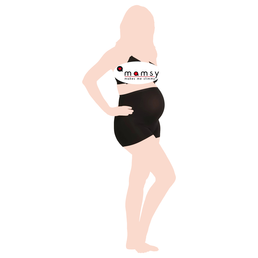 Mums & Bumps - Mamsy Maternity Support Boxershort - Black