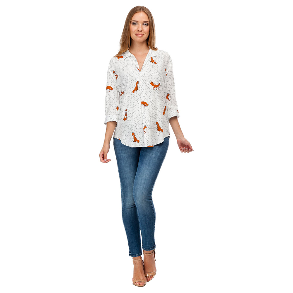 Mums & Bumps Pietro Brunelli Panarea Maternity Blouse Fox 