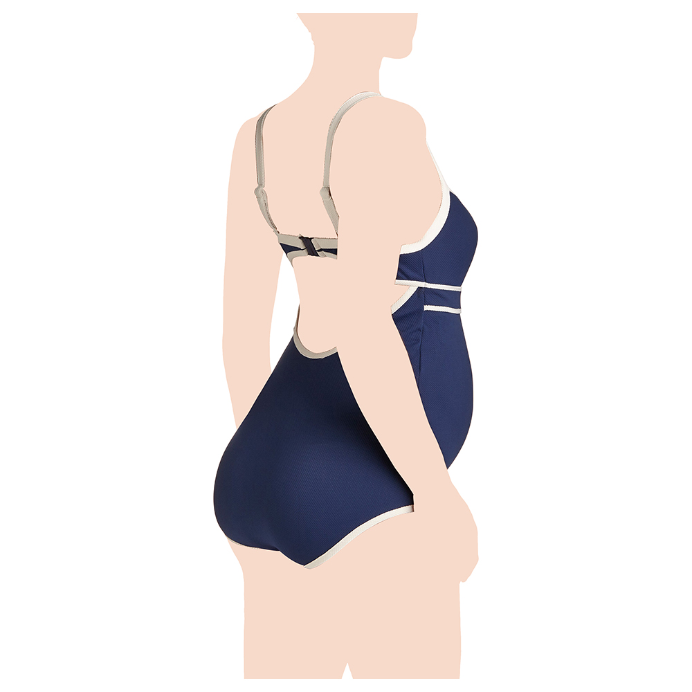 Mums & Bumps PezDor Rimini Pique Blue One Piece Swimsuit