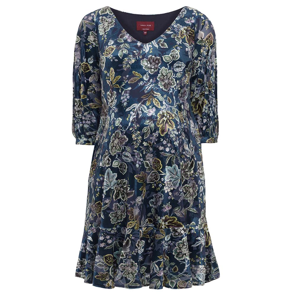 Mums & Bumps Tiffany Rose Roxie Velvet Maternity Dress