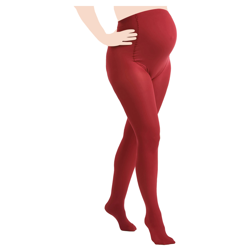 Mums & Bumps - Mamsy Maternity Tights 60Den - Red