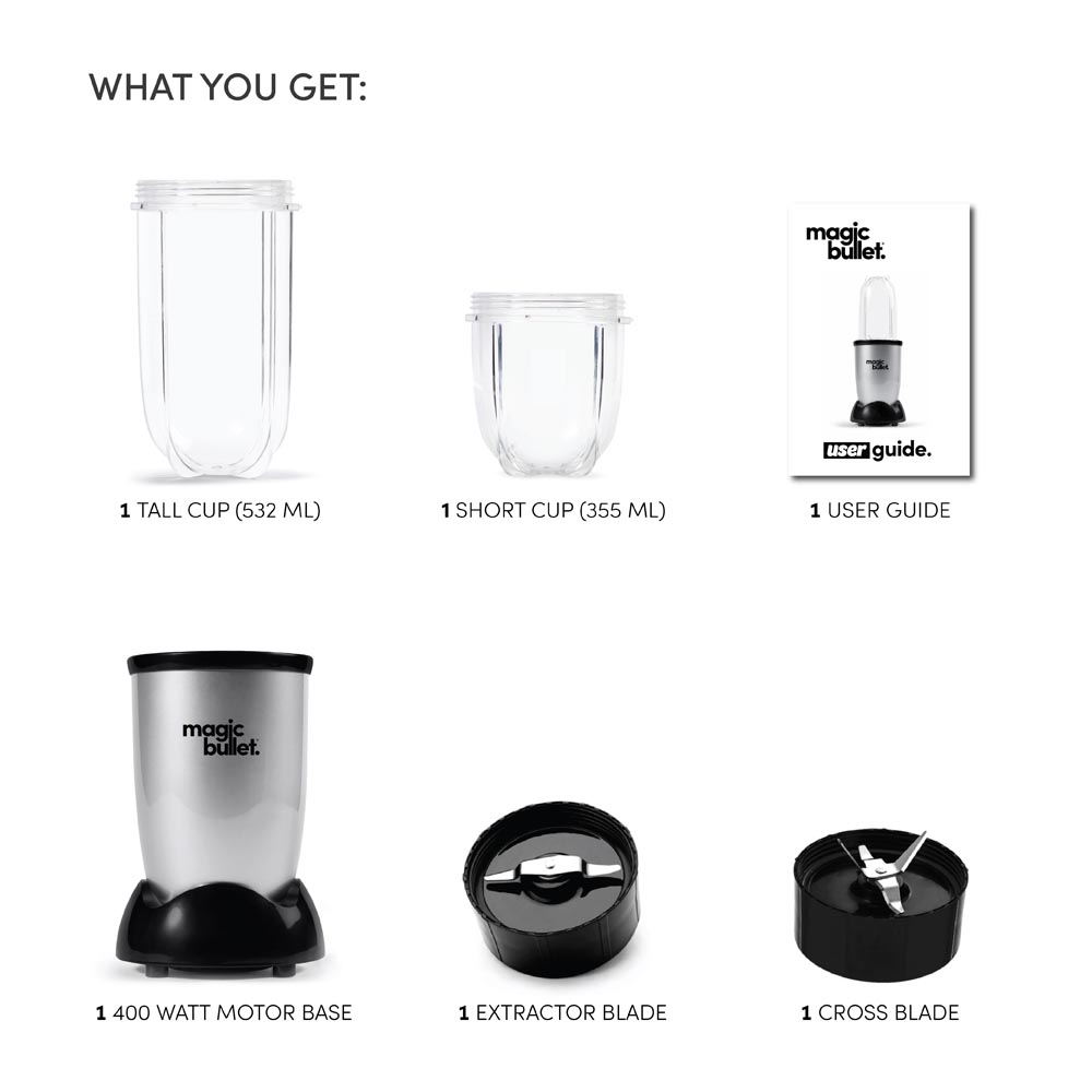 NutriBullet Magic Bullet Blender & Mixer set 400 W