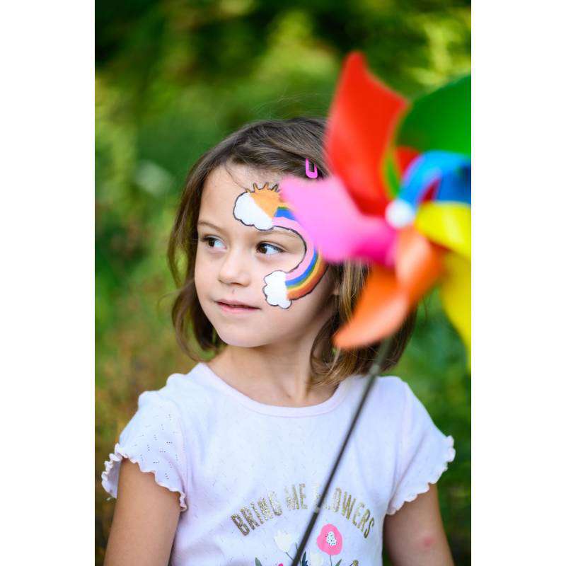 Namaki - Organic Face Paint Kit - Rainbow - 6 colors