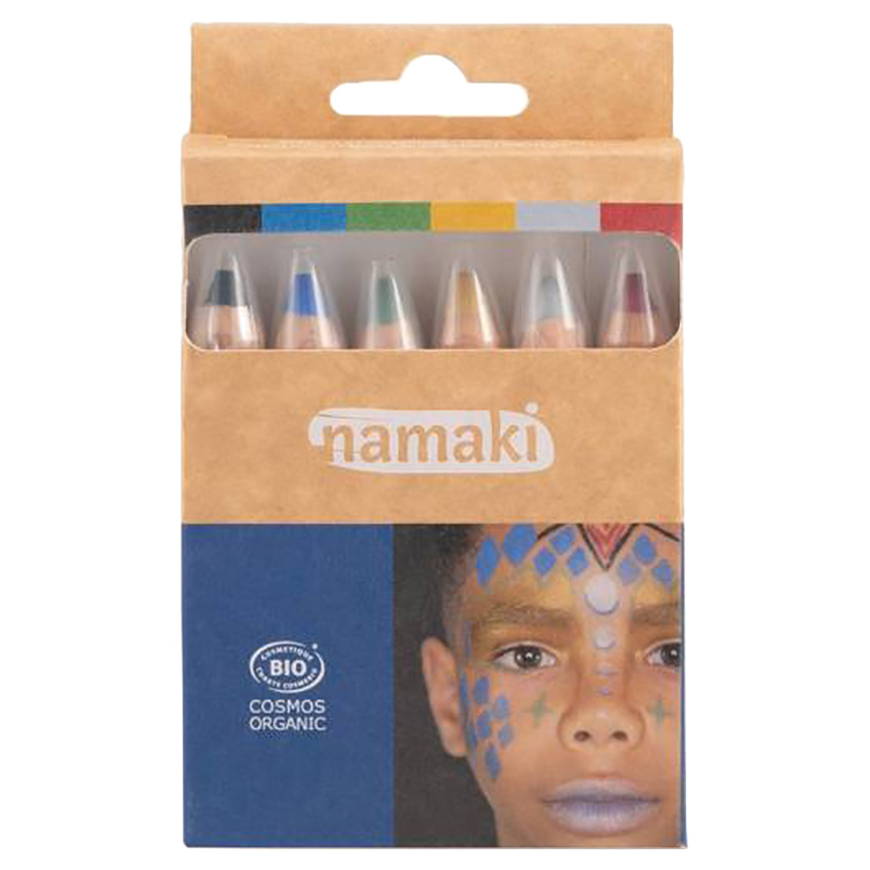 Namaki - Organic Face Paint Pencils - Set Of 6