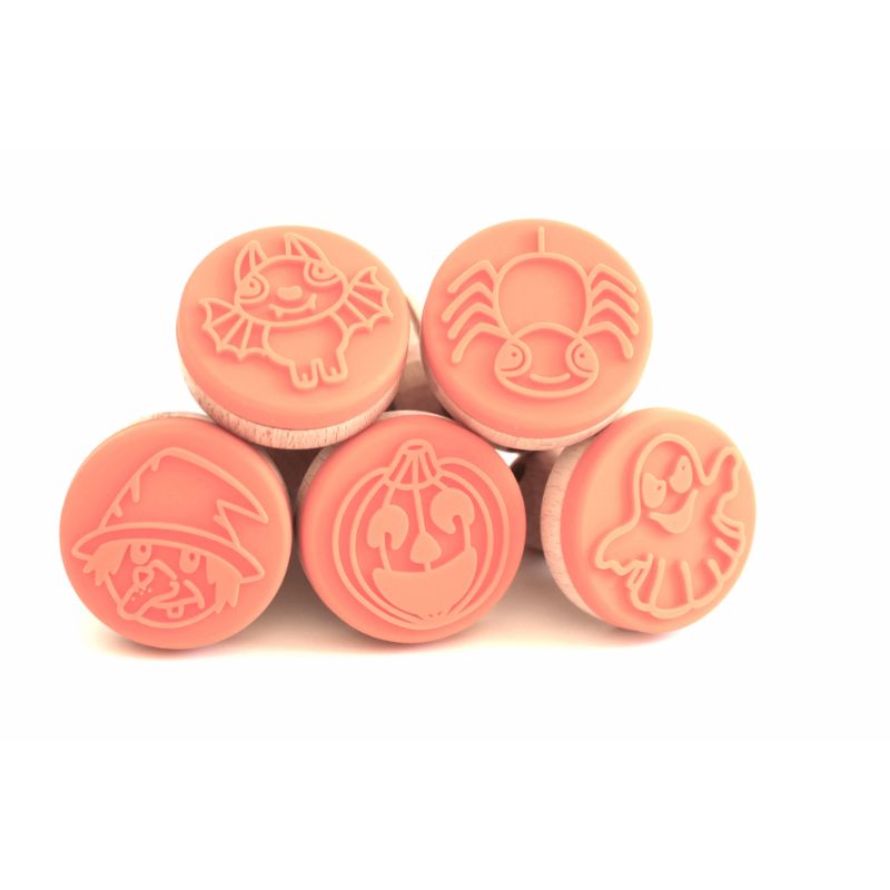 Ailefo - Eco Wood Playdough Stamps - Forest Stories
