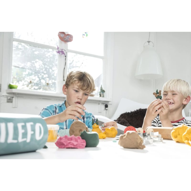 Ailefo - Eco Wood Playdough Stamps - Forest Stories