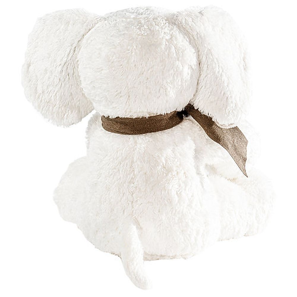 Maud N Lil - Organic Nellie The Elephant Gift Boxed - White/Grey