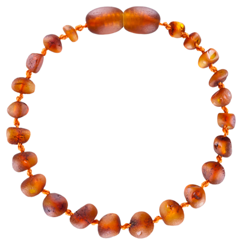 Made by Nature - Premium Amber Baby Teething Bracelet - Caramel Raw