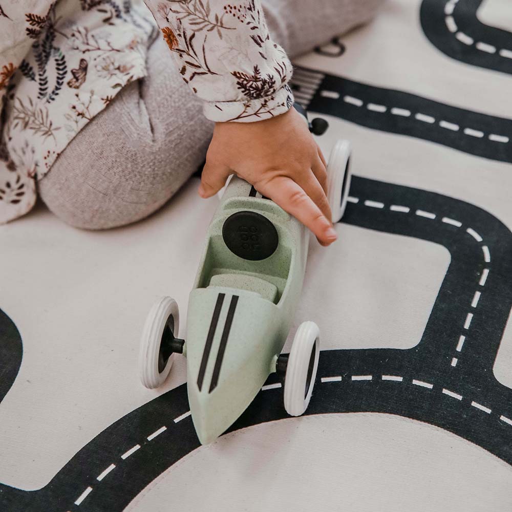 Ooh Noo - Eco-Friendly Racing Car - Mint Green