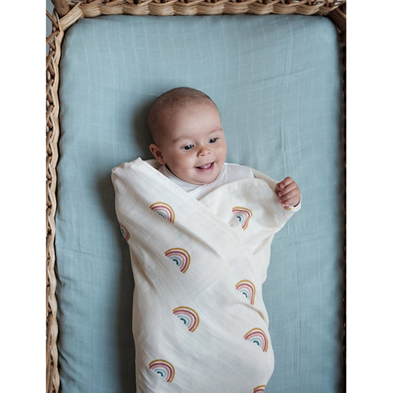 Fabelab - Organic Cotton Swaddle - Rainbow