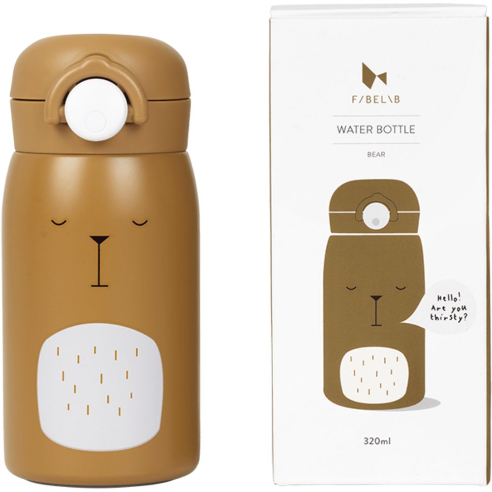 Fabelab - Water Bottle - Bear - 320ml