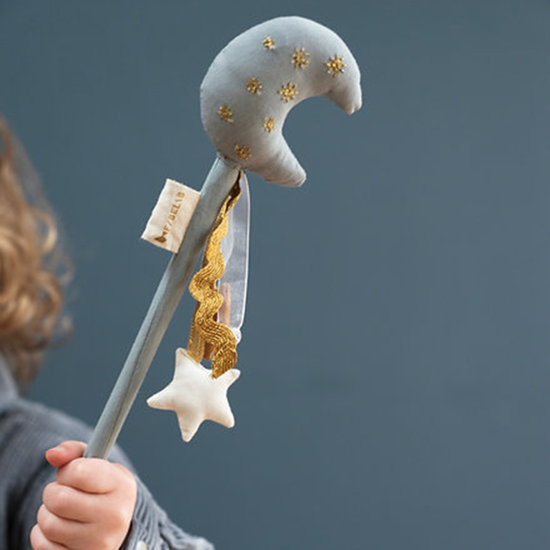 Fabelab - Dress Up Costume Organic Moon Fairy Wand & Tiara Set - 2pcs