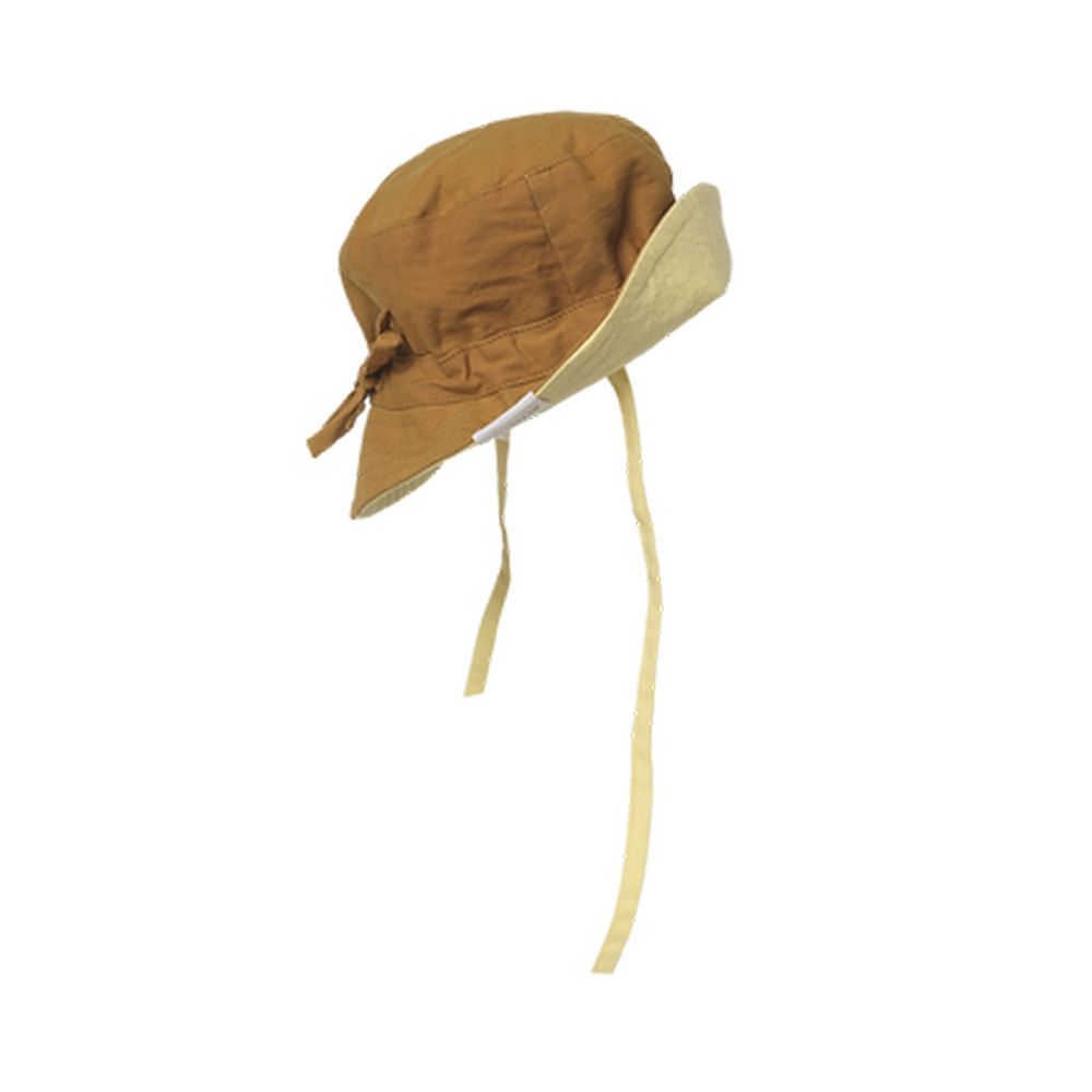 Fabelab Organic Bucket Hat Ochre/ Pale - Yellow