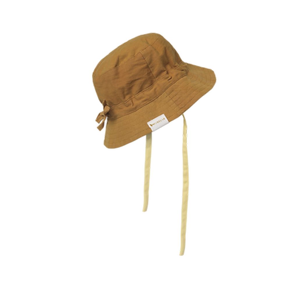 Fabelab Organic Bucket Hat Ochre/ Pale - Yellow