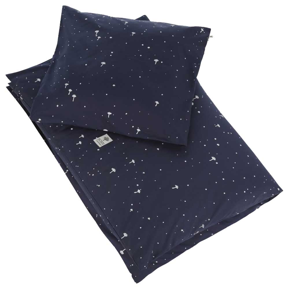 Born Copenhagen - Organic Cotton Toddler Duvet/Pillow Cover - Night Sky