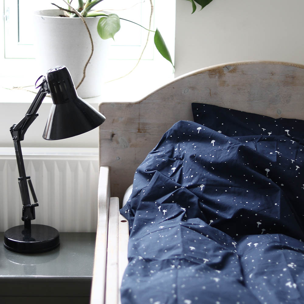 Born Copenhagen - Organic Cotton Toddler Duvet/Pillow Cover - Night Sky
