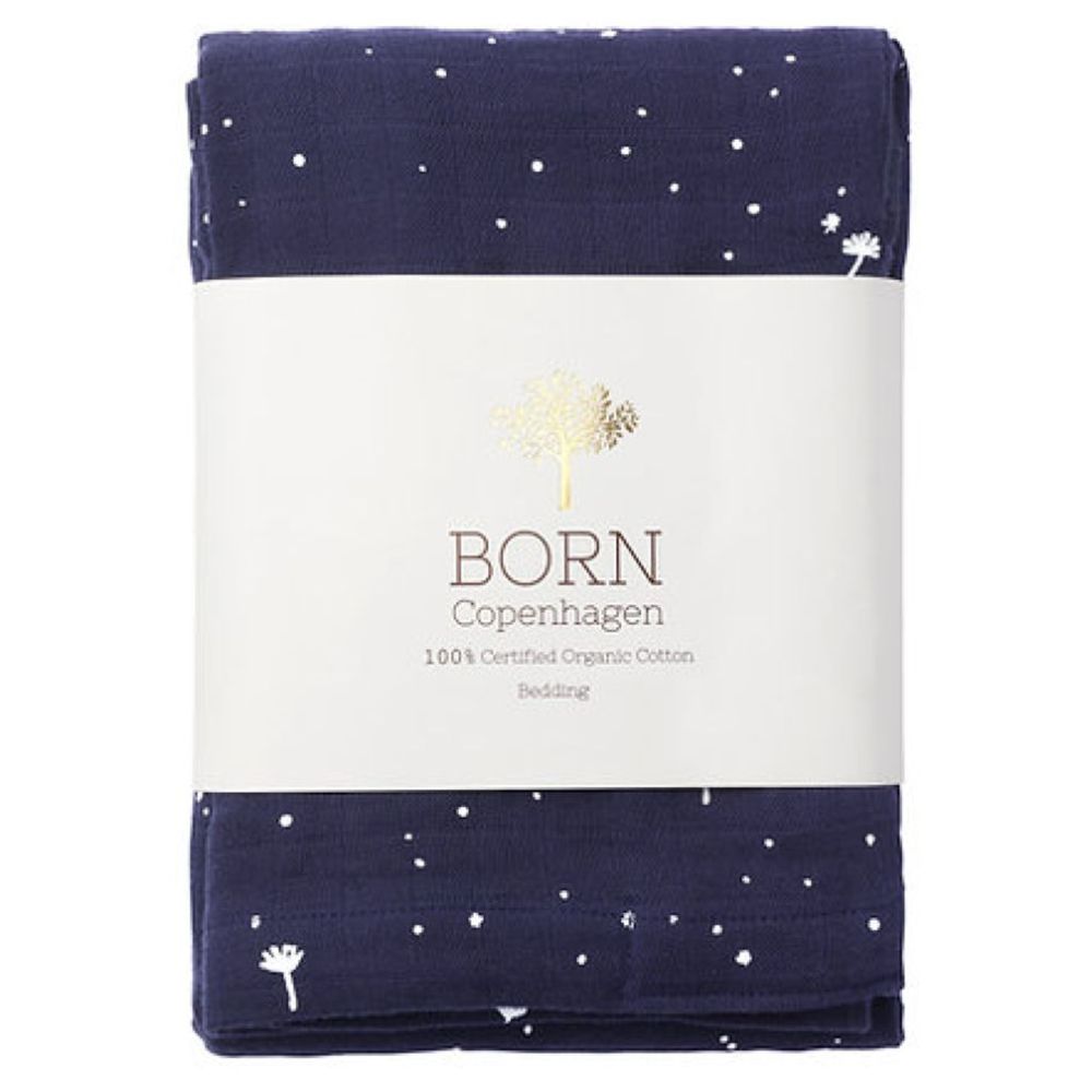 Born Copenhagen - Organic Toddler Duvet/Pillow Cover - Night Sky