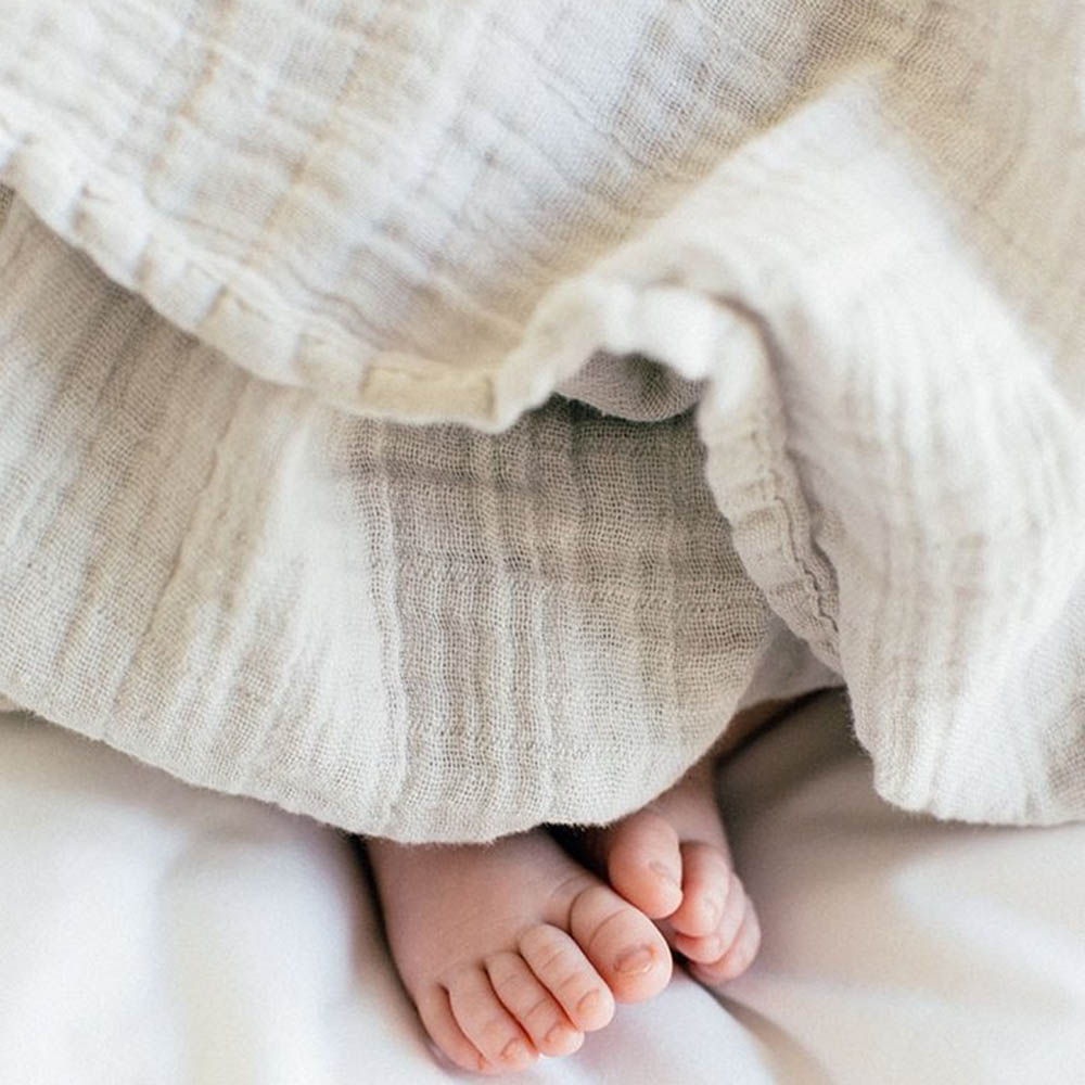 Petit Stellou - Nooshi Organic Cotton Blanket - Moonshine