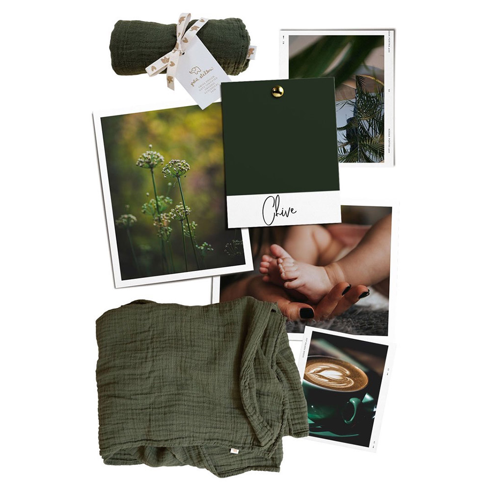 Petit Stellou - Nooshi Cuddle Organic Cotton - Chive