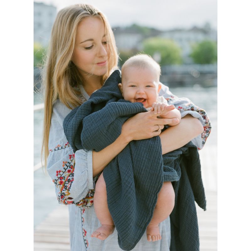 Petit Stellou - Nooshi Blanket Midnight Organic Cotton