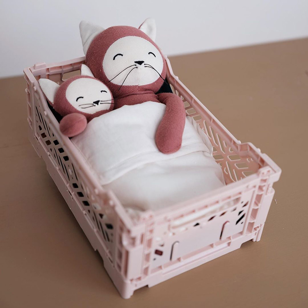 Aykasa - Mini Box Storage Crate - Milk Tea