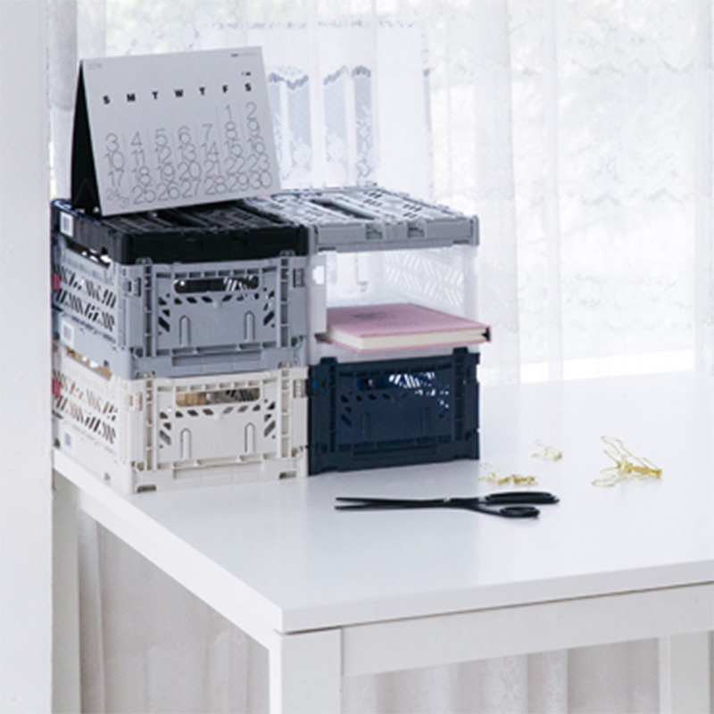 Aykasa - Mini Box Storage Crate - Navy