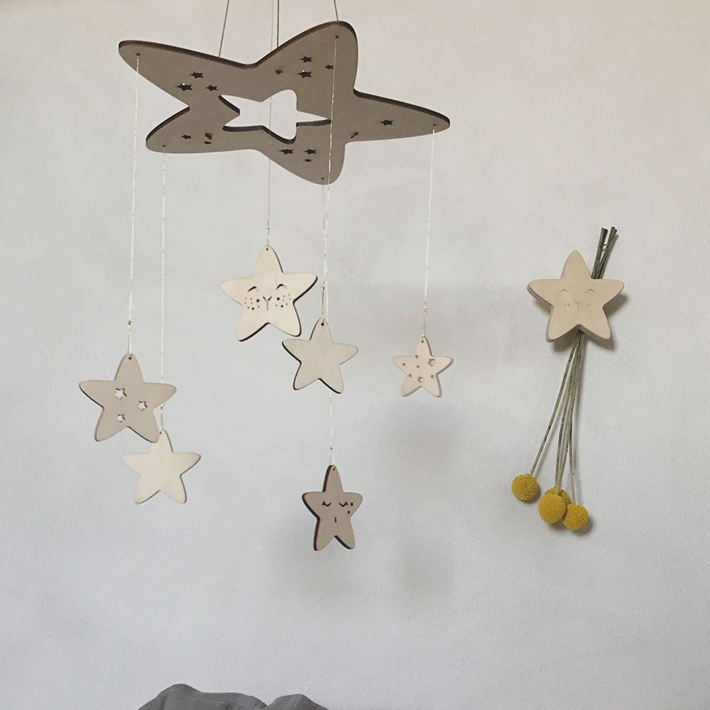 Loullou - Mobile Stardust FSC Wood