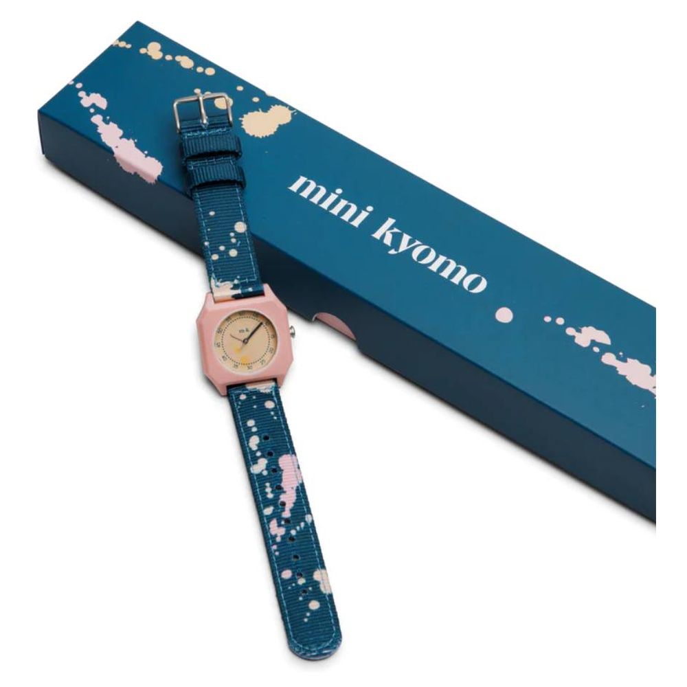 Mini Kyomo - Splashes Watch - Blue/Pink