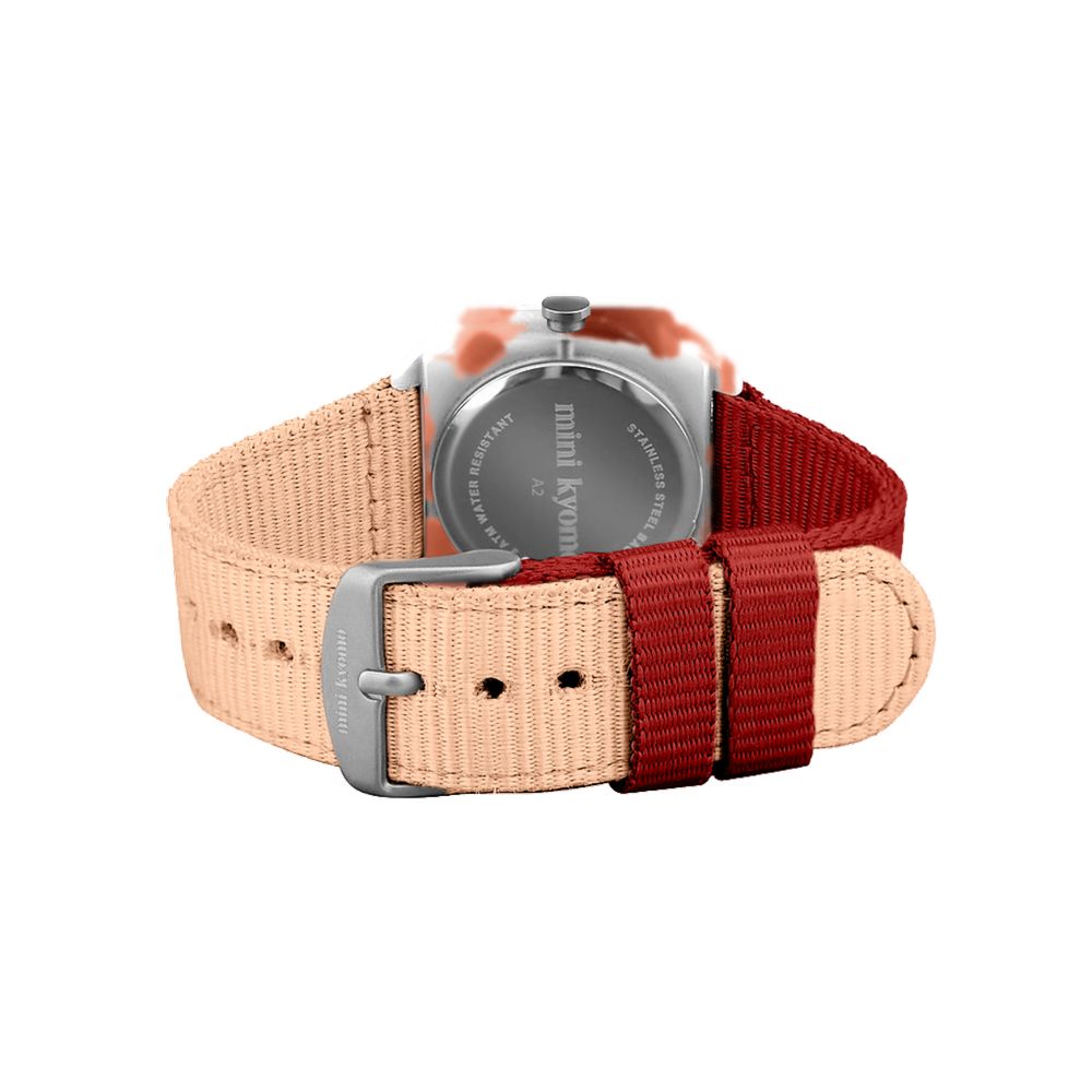 Mini Kyomo - Cinnamon Watch - Pink/Red