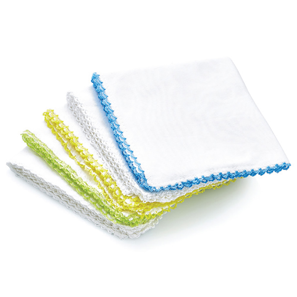 Babyjem - Baby Hanky - 28x28cm - White - Pack of 10