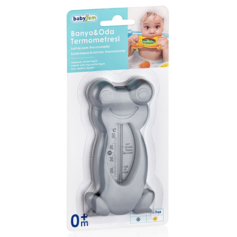 Babyjem - Baby Bath & Room Thermometer - Grey