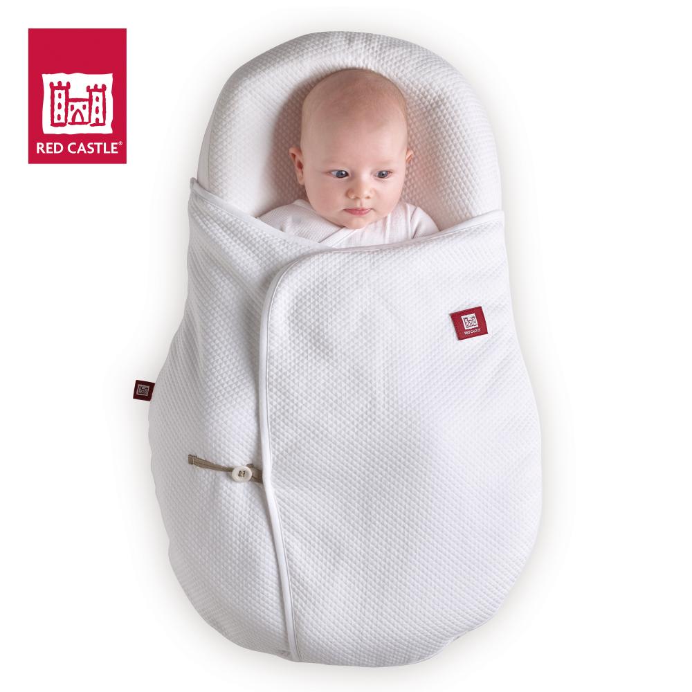 Red Castle Cocoonababy Cocoonacover Baby Blanket - White