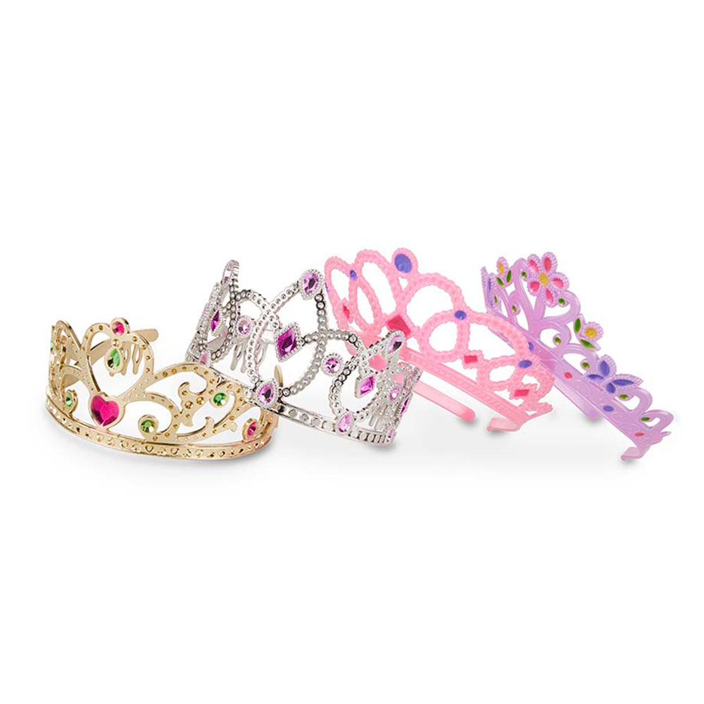 Melissa & Doug Dress-Up Tiaras - Pretend Play Princess Crowns for Kids