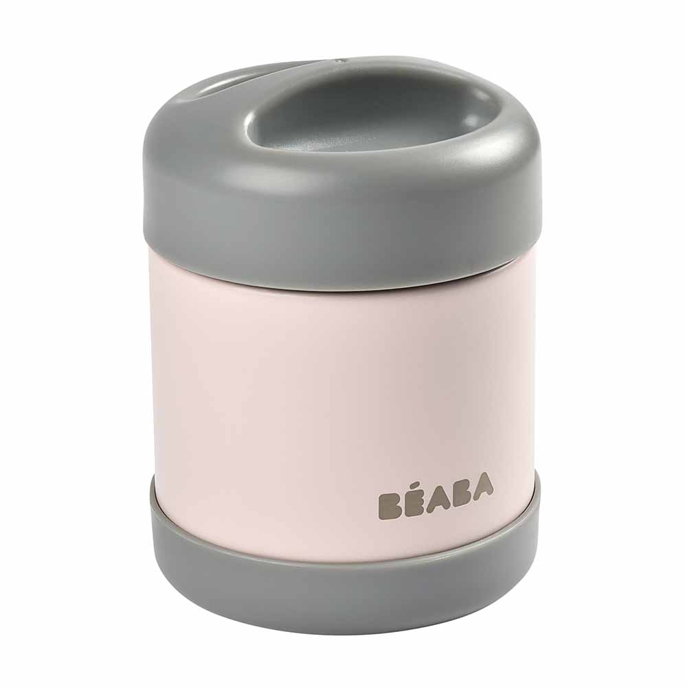 Beaba Thermo-Portion Food Jar 300ml - Dark Mist/Light Pink