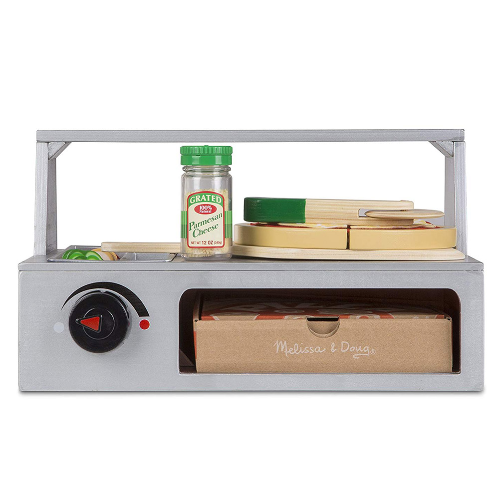 Melissa & Doug Top & Bake Pizza Counter 34pcs - Play Set